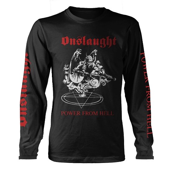 Cover for Onslaught · Power from Hell (Shirt) [size S] (2024)