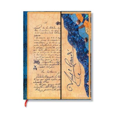 Cover for Paperblanks · Gaudi, The Manuscript of Reus (Embellished Manuscripts Collection) Ultra Lined Hardback Journal (Elastic Band Closure) - Embellished Manuscripts Collection (Inbunden Bok) (2024)
