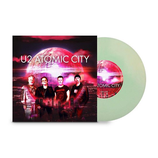Cover for U2 · Atomic City (7&quot;) [Limited Photoluminescent Transparent Vinyl edition] (2023)
