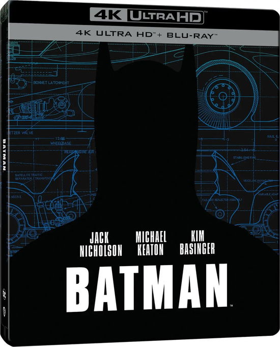 Cover for Batman  Limited Edition Steelbook 4K Ultra HD + Blu · Batman (1989) Limited Edition Steelbook (4K Ultra HD) [Steelbook edition] (2023)