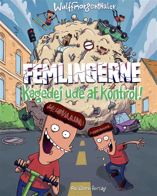 Cover for Anders Morgenthaler; Mikael Wulff · Femlingerne - kagedej ude af kontrol! (Inbunden Bok) [1:a utgåva] (2024)