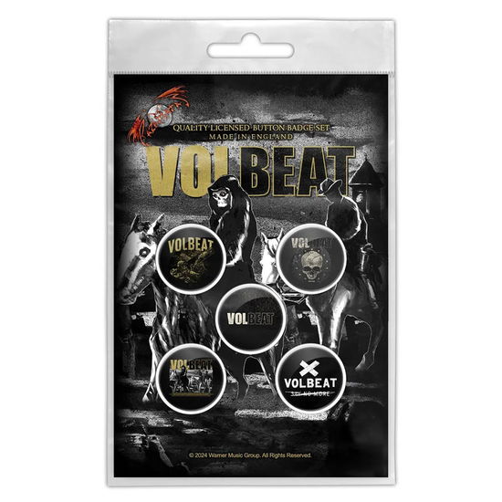 Cover for Volbeat · Volbeat Button Badge Pack: Outlaw Gentlemen (MERCH) (2025)