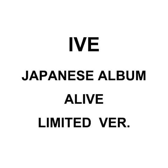 Cover for Ive · Alive - Limited (CD) [Japan Import edition] [Limited Version] (2024)