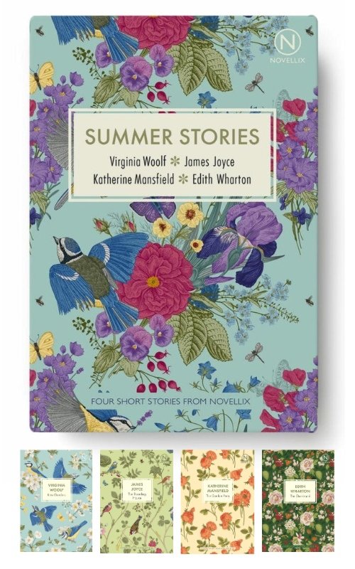 Short stories from Novellix: Box with four Summer Stories - Virginia Woolf, James Joyce, Edith Wharton, Lev Tolstoj, Katherine Mansfield - Bøger - Novellix - 9788793904798 - 2. maj 2024