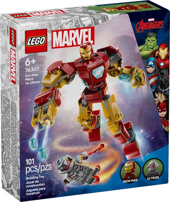 Cover for Lego · Super Heroes - Iron Man Mech Vs. Ultron (76307) (Toys)