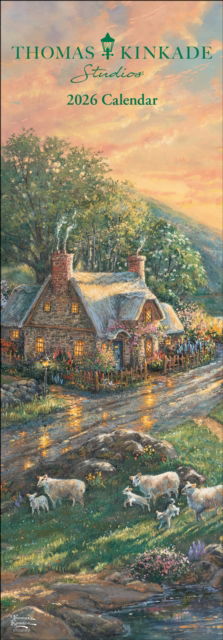 Cover for Thomas Kinkade · Thomas Kinkade Studios 2026 Slim Calendar (Calendar) (2025)