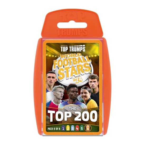 Cover for Winning Moves · Top Trumps World Football Stars Top 200 Cards - Pack 6 (Paperback Book) (2024)