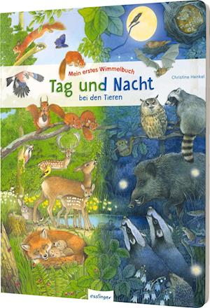 Cover for Christine Henkel · Mein erstes Wimmelbuch: Tag und Nacht bei den Tieren (Book) (2025)