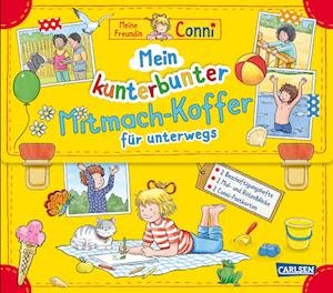 Cover for Hanna Sörensen · Conni Gelbe Reihe (Beschäftigungsbuch): Mein kunterbunter Mitmach-Koffer für unterwegs (Buch-Set für die Ferienzeit) (Book) (2024)