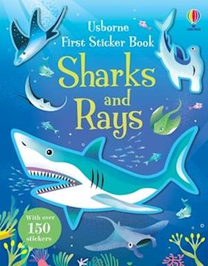 Cover for Usborne · 1St Sticker Bk Sharks &amp; Rays (Book) (2024)