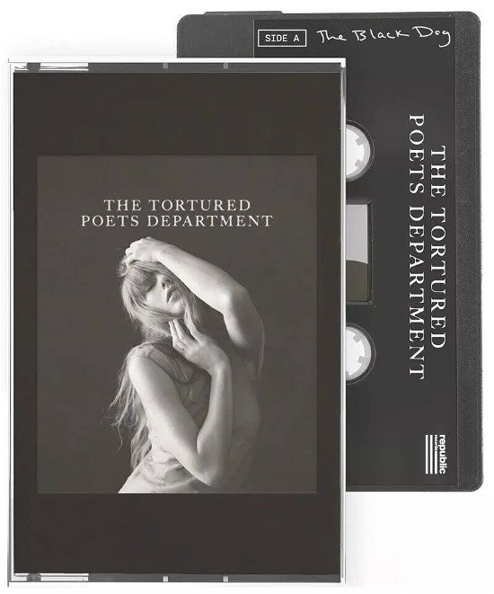 Cover for Taylor Swift · The Tortured Poets Department (Kassette) [Black Dog edition] (2024)