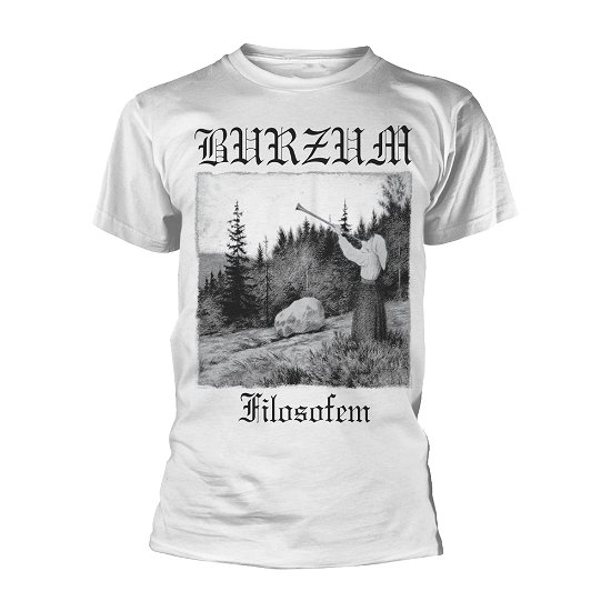 Cover for Burzum · Filosofem 2018 (White) (T-shirt) [size M] (2019)