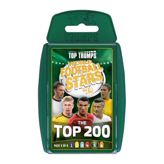 Cover for Winning Moves · Top Trumps World Football Stars Top 200 Cards - Pack 5 (Pocketbok) (2024)