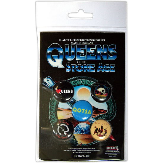 Cover for Queens Of The Stone Age · Queens Of The Stone Age Button Badge Pack: Logos (MERCH)