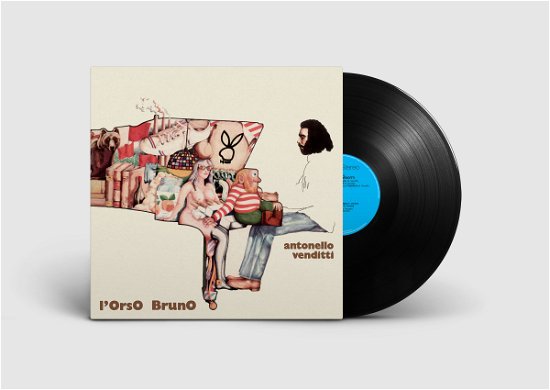 Cover for Venditti Antonello · L'orso Bruno - LP 180 Gr. Nero 500 Copie Numerate Ltd. Ed. (LP) (2024)