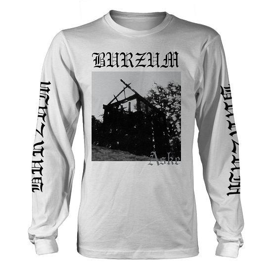 Cover for Burzum · Aske (White) (Shirt) [size S] (2019)