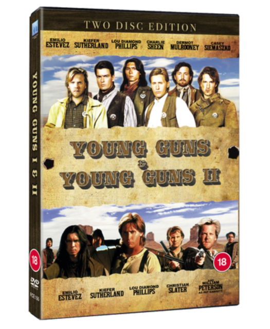 Cover for Young Guns / Young Guns Ii · Young Guns / Young Guns II (DVD) (2025)