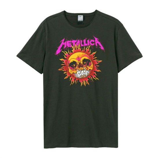 Cover for Metallica  Metallica - Neon Sun Tour Amplified Vintage Charcoal Small T Shirt (T-shirt) (2023)