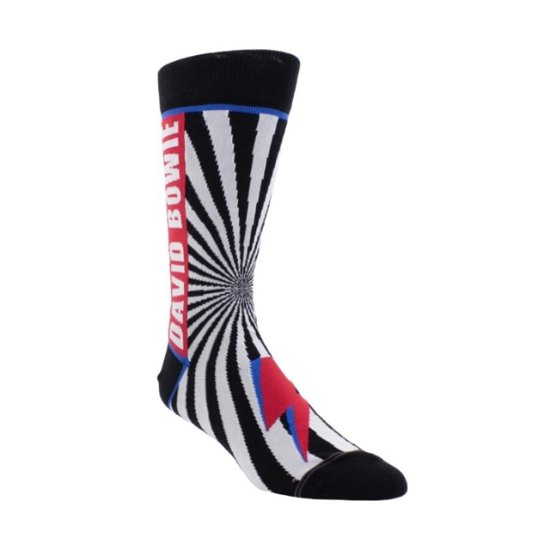 Cover for David Bowie · David Bowie Flash Stripes Crew Socks (One Size) (Kläder) (2024)