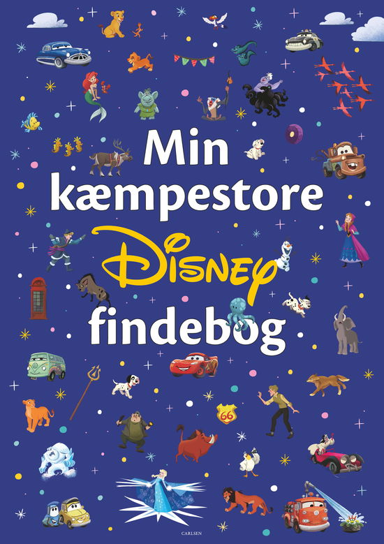 Cover for Disney · Min kæmpestore Disney findebog (Papbog) [1. udgave] (2025)