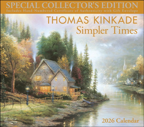 Cover for Thomas Kinkade · Thomas Kinkade Special Collector's Edition 2026 Deluxe Wall Calendar with Print (Calendar) (2025)