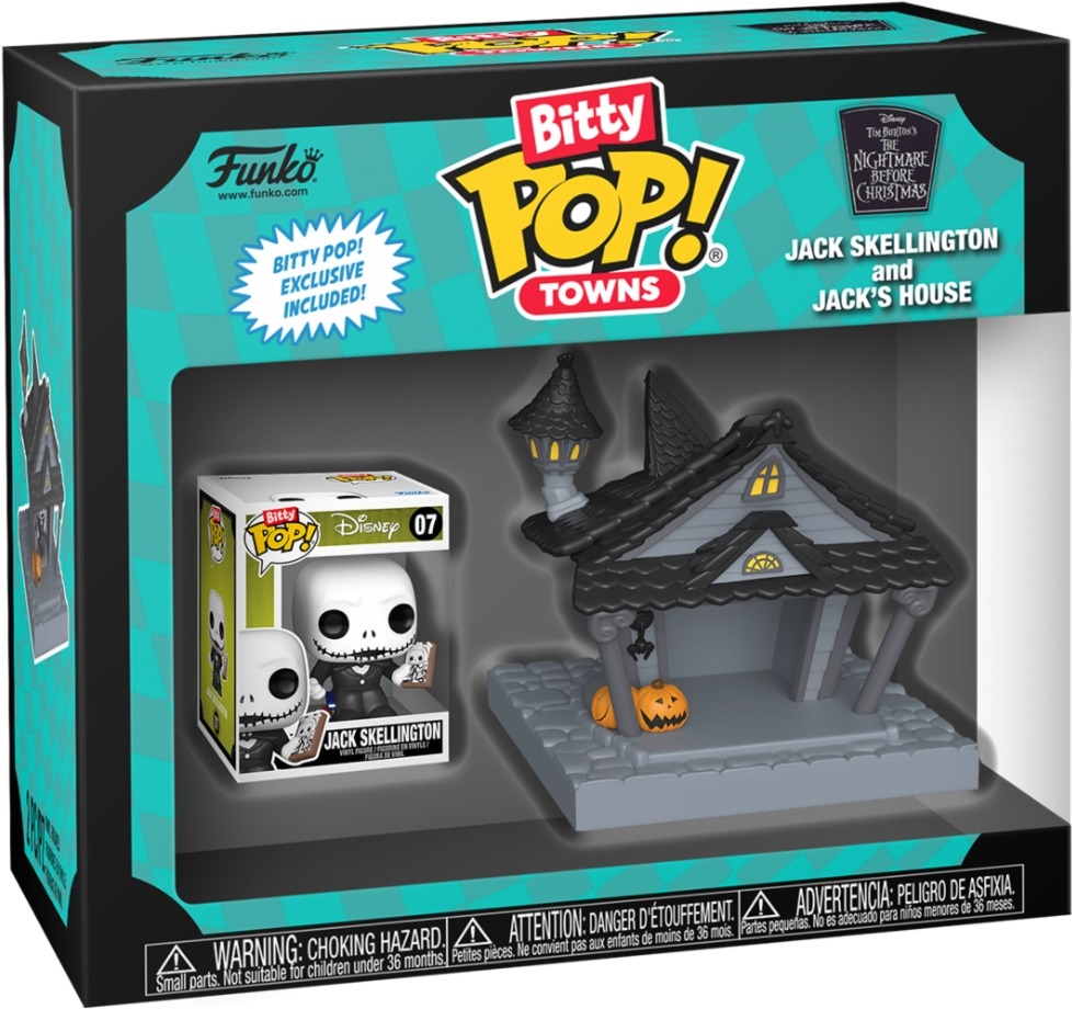 Cover for Bitty Pop Towns Nightmare Before Christmas · Bitty Pop Town Night Before Christmas Jack at Home (Funko POP!) (2024)