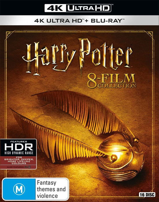 Cover for Harry Potter: 8 Film Collection (4k / Blu-ray) (Blu-ray) (2017)