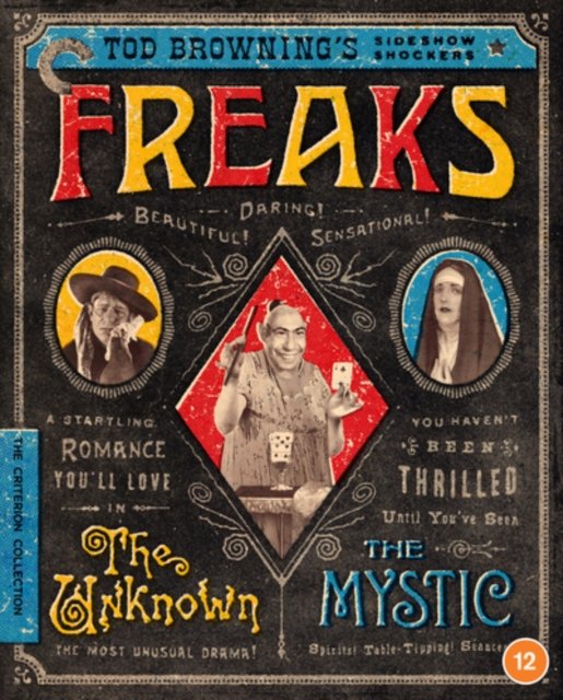 Cover for Freaksthe Unknownthe Mystic BD · Freaks / The Unknown / The Mystic: Tod Brownings Sideshow Shockers (Blu-ray) (2023)