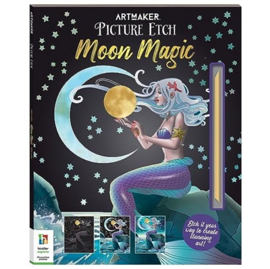 Cover for Hinkler Pty Ltd · Picture Etch Moon Magic - Mythical Creatures (Taschenbuch) (2023)