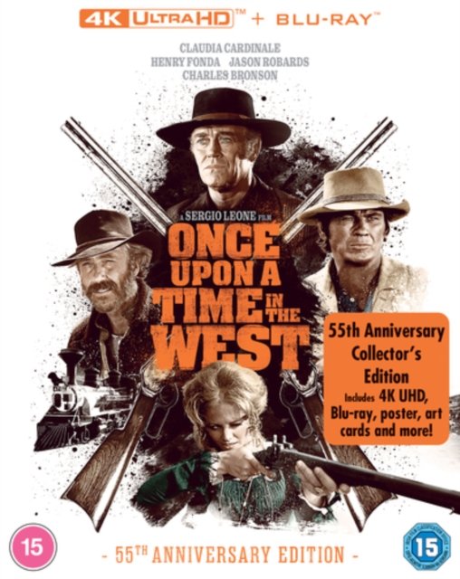 Cover for Once Upon a Time in the West: 55th Anniversary · Once Upon A Time In The West (55th Anniversary Collectors Edition) (Blu-ray) (2024)