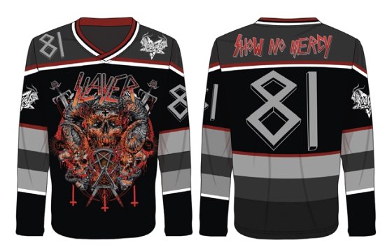 Cover for Slayer · Slayer Show No Mercy 81 Hockey Jersey Large (T-shirt) (2024)