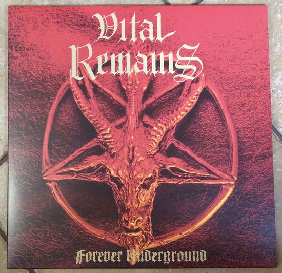 Cover for Vital Remains · Forever Underground (Red / Black Galaxy Vinyl LP) (LP) (2022)