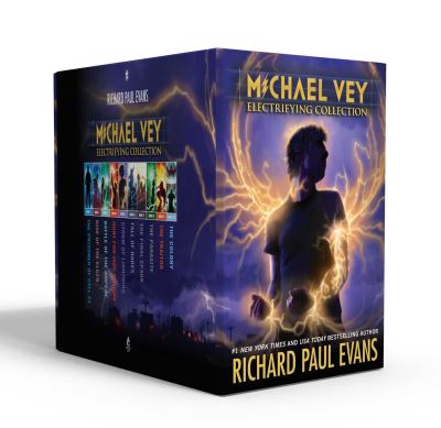 Cover for Richard Paul Evans · Michael Vey Electrifying Collection (Boxed Set): Michael Vey; Michael Vey 2; Michael Vey 3; Michael Vey 4; Michael Vey 5; Michael Vey 6; Michael Vey 7; Michael Vey 8; Michael Vey 9; Michael Vey 10 - Michael Vey (Hardcover Book) [Boxed Set edition] (2025)