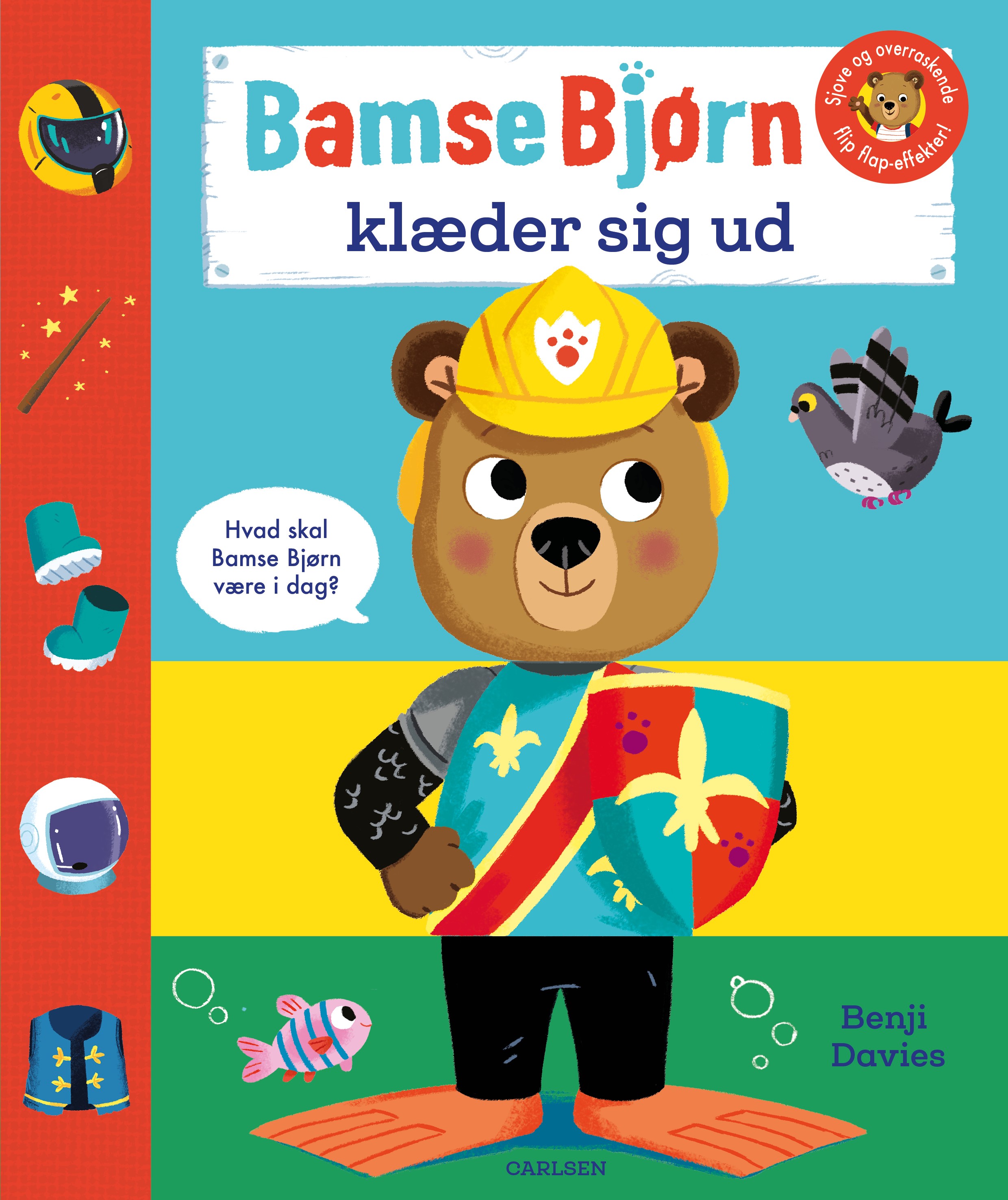 Cover for Benji Davies · Bamse Bjørn: Bamse Bjørn klæder sig ud (Cardboard Book) [1th edição] (2025)