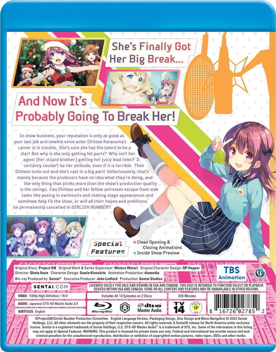 Cover for Girlish Number Complete Collection (Blu-ray) (2023)