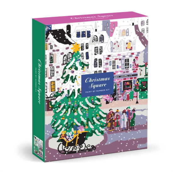 Cover for Galison · Joy Laforme Christmas Square 9 x 12 Paint by Number Kit (Buch) (2025)