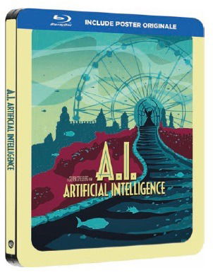 Cover for A.i. · A.I. Intelligenza Artificiale (Steelbook) (Blu-ray) (2021)
