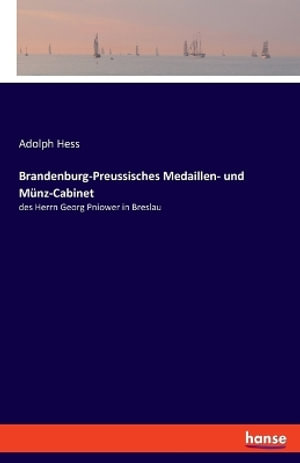 Cover for Hess · Brandenburg-Preussisches Medaillen (Book) (2020)