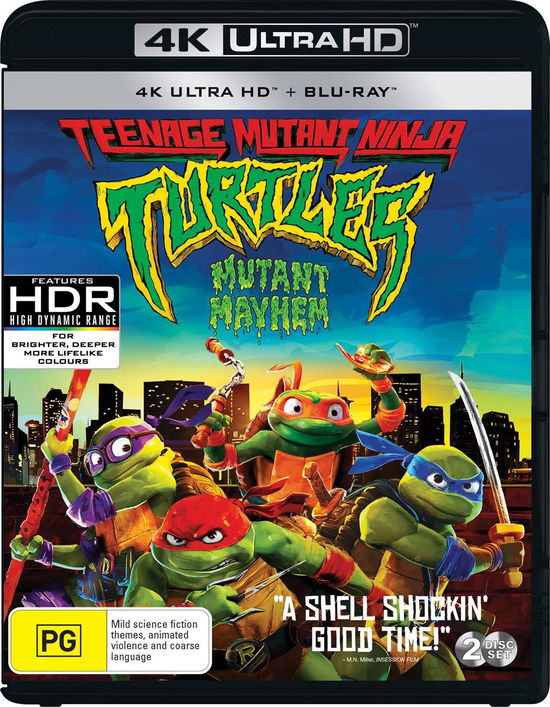 Cover for Teenage Mutant Ninja Turtles: Mutant Mayhem (4K UHD Blu-ray) (2023)