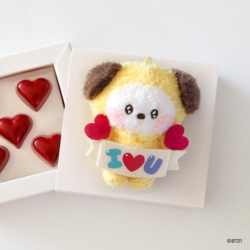 Cover for BT21 · BT21 Plush Keyring - I Love U (Keyring) [Plush Keyring edition] [Chimmy] (2025)