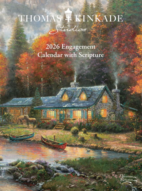 Cover for Thomas Kinkade · Thomas Kinkade Studios 2026 Monthly / Weekly Engagement Calendar with Scripture (Calendar) (2025)