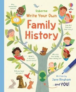 Write Your Own Family History - Write Your Own - Jane Bingham - Livros - Usborne Publishing Ltd - 9781835408872 - 12 de fevereiro de 2026
