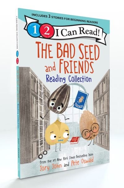 Cover for Jory John · The Food Group: The Bad Seed and Friends Reading Collection 3-Book Slipcase: Bad Seed Goes to the Library, Good Egg and the Talent Show, Cool Bean Makes a Splash - I Can Read (Paperback Book) (2024)