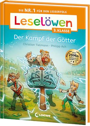 Cover for Christian Tielmann · Leselöwen 3. Klasse - Der Kampf der Götter (Book) (2025)