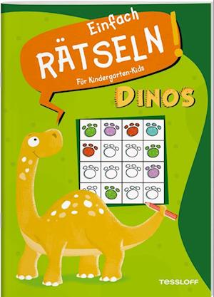 Cover for Ilka Röhling · Einfach rätseln! Für Kindergarten-Kids. Dinos (Book) (2024)