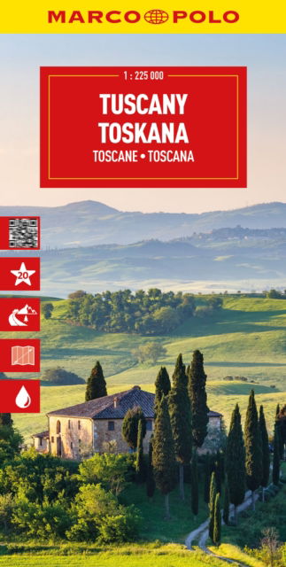 Cover for Marco Polo · Tuscany Marco Polo Map - Marco Polo Maps (Map) (2025)