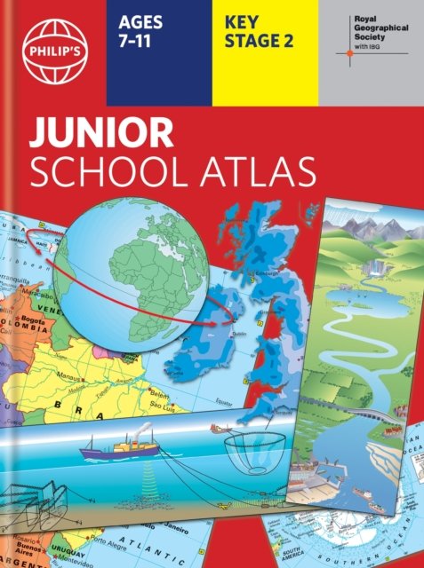 Cover for Philip's Maps · Philip's RGS Junior School Atlas: 12th edition HB - Philip's World Atlas (Hardcover bog) (2024)