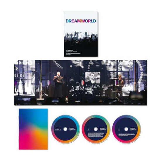 Cover for Pet Shop Boys · Dreamworld -  The Greatest Hits Live At The Royal Arena Copenhagen (CD/Blu-ray) (2025)