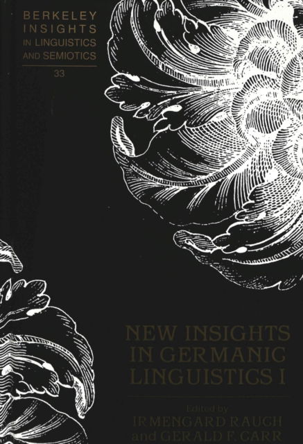 New Insights in Germanic Linguistics I - Berkeley Insights in Linguistics and Semiotics -  - Books - Peter Lang Publishing Inc - 9780820438887 - November 1, 1999