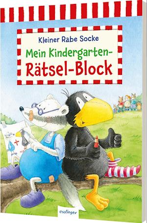 Cover for Annet Rudolph · Der kleine Rabe Socke: Mein Kindergarten-Rätsel-Block (Book) (2025)